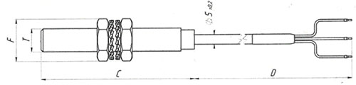 Рис.1. Схема датчика ДТК-1