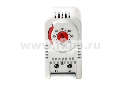 Терморегулятор (термостат) для обогревателей шкафов автоматики фото 1